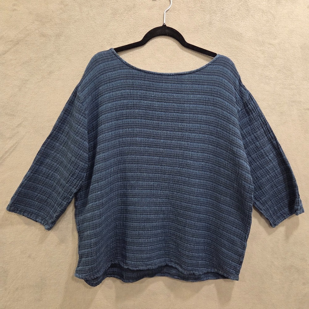 J Jill Horizontal‎ Ribbed Oversized Pullover Women's NO SIZE TAG Cotton Casual
